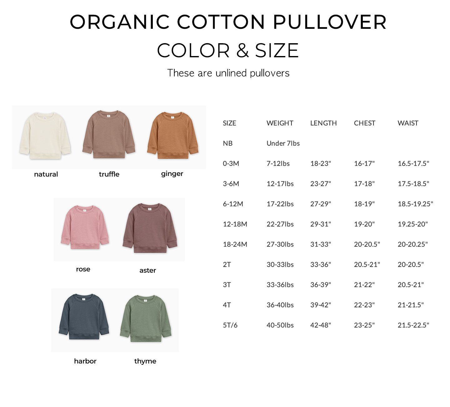 Little Sister Organic Cotton Baby Toddler Girl Pullover (Serif)