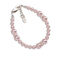 Little Girls Carlee Pearl And Crystal Bracelet