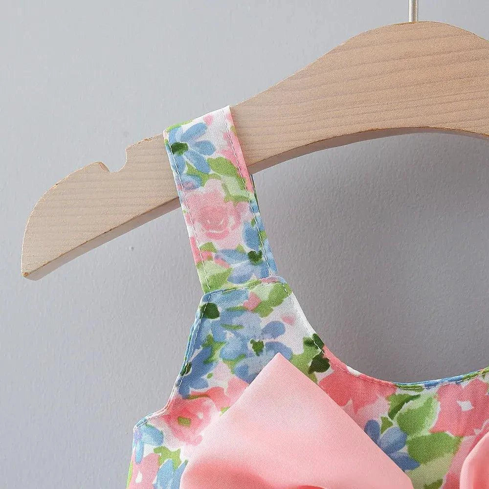 Chic Toddler Girl Summer Duo Dresses