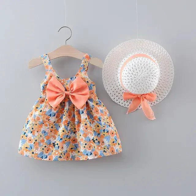 Chic Toddler Girl Summer Duo Dresses