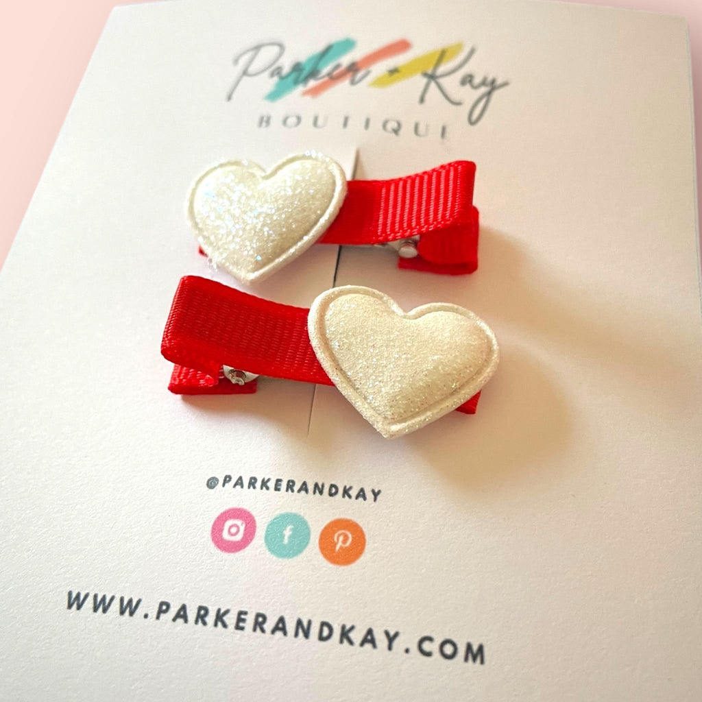 Little Heart Hair Clips